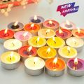 Pack Of 12 - (12-Pieces) - Romantic Floating Tea Light Sweet Scented Wax CANDLES -Candles for Birthday Party- Decoration-Mehndi-Wedding-Religion Function-(Eid, Shabrat, Melaad)-Diwali- Gifts-And Any Other Function/Occasion. 