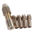 8-Piece 0.5-3mm Drill Chuck Collets Set of Quick Chuck for Mini Tools. 