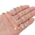 5Pcs Copper Chain Clad Iron Tail Lobster Chain for DIY Necklace Bracelet Jewelry Craft Making. 