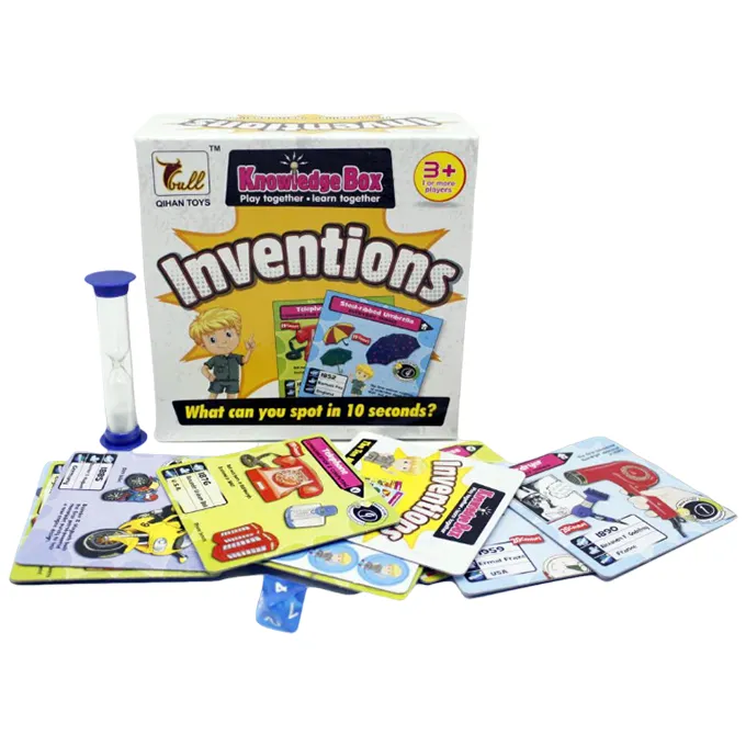 Educational Inventions Knowledge Box - Educational Learning Cards Game ...
