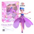 Ghosia Palace Barbie Doll Flying Fairy Hand Sensor Induction Flying Doll Girls Toy - 1123. 