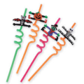 Multi design Twisted Straws - Pack of 4 - Perfect for Festival - Wedding - Drinking Juice. 