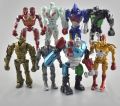 New Real Steel Zeus Atom Midas Raider Robot Model Toys Action Figure 8pcs/set 13cm. 