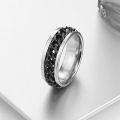 Eldorado Stainless Steel Chain Spinner Ring for Men Chain Spinner Chala for Boys. 