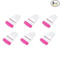 Body Shaving Razor Women Under Arms, Hand, Leg & Bikini Area Hair Remover Stainless Steel  Blade Shaver (6 Pcs). 