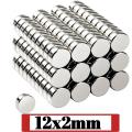 15pcs 12X2mm Circular Super Strong NdFeB Magnet for Education. 