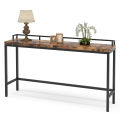 Customisable Console Table, Narrow Sofa Accent Table Behind Couch. 