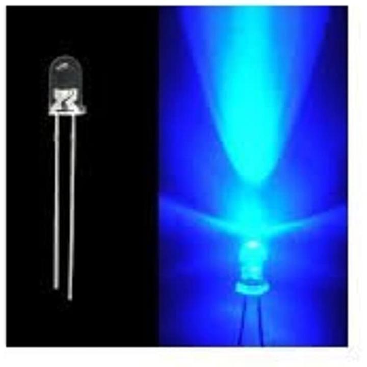 20 pcs Blue crystal LED Light Emitting Diode 5mm LED Bulbs 3 Vlot 20MA ...