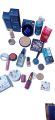 14 in 1 makeup deal. fixer, Pink magic, Cool Betty concealer stick, Romantic may lipstick, loose powder, primer, face powder, Beauty bank blush on, Cosmee highlighter, 4in1 glitter,base, Nail paint, 2in1 gel liner. 