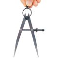 BRADOO- 6 Inch Adjustable Lockable Steel Divider Wing Leather Compass. 