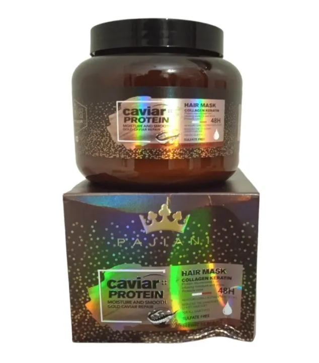 Keratin%20Gold%20Caviar%20Protein%20Sulfate%20Free%20Hair%20Mask%201000ml%20-%20Image%203