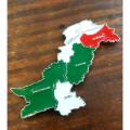 Fridge magnet pakistan map . Metal pakistani fridge magnets. 