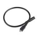 30Cm Micro USB Male TO DC 3.5mm Famale Audio RCA Jack Adapter USB Audio Cable. 