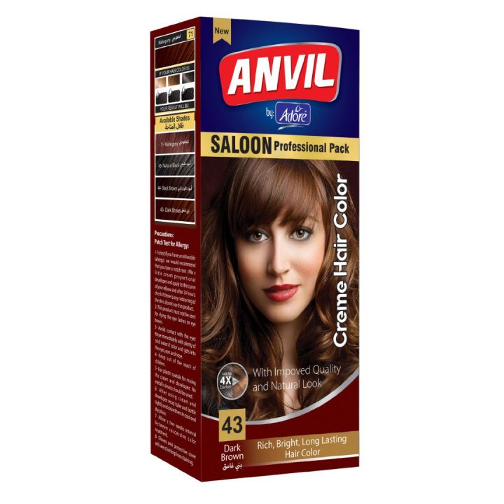 Anvil%20Saloon%20Pack%20Professional%2043%20Dark%20Brown%20(Creme%20Hair%20Color)%20by%20Adore%20-%20Image%204
