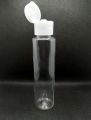 Empty Plastic Push Bottle 100ml with White Flip Top Cap / Empty Bottles for Hair Oil / Lotion Bottles Empty Push Bottles Flip Top Bottle Press. 