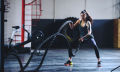 BATTLE ROPE FITNESS MUSCLE STRENGTH TRAINING BATTLE ROPE 50 mm DIAMETER. 