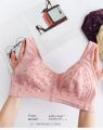 Front Open Wide Strap Non Padded Non Wired Maternity Nursing Bra Plus Size. 