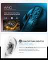 Audionic® Trance Airbud 810 with Quad Mic ANC Earbuds, Touch LCD Display Earbuds Gaming Mode, IPX4 Water Proof TWS Wireless Earbuds, Touch Display Earbud With 20 Hour Playtime Bluetooth Ear buds And Headphones. 