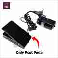 Sewing Machine Motor Foot Control Pedal –(black) | 220-240v 50/60Hz, 3-Pin EU Plug | Sewing machine parts and accessories. 