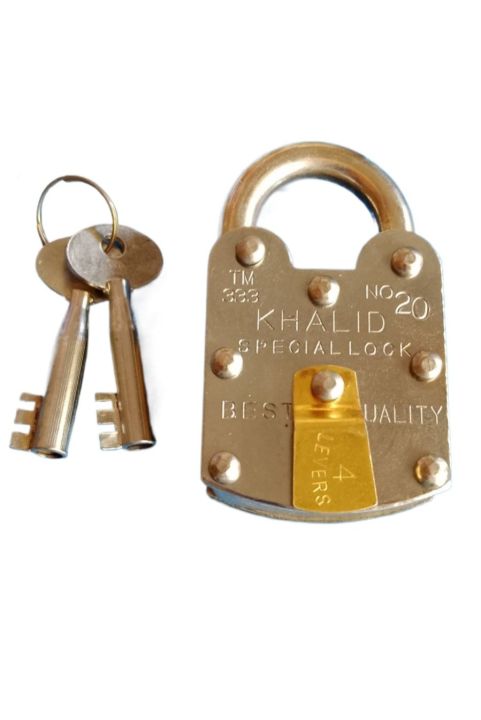 KHALID special lock 2 keys 🗝️🗝️ 2 inch