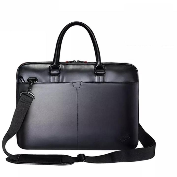 Lenovo ThinkPad Laptop Bag Leather Shoulder Bags Men and Women Handbag Briefcase T300 For 15.6 inch and Below Notebook Laptop