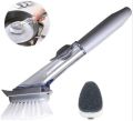 New Soap Dispenser Scrubber Cleaner Dish Wand Brush Scrub Refill Washing Scrub Sponge. 