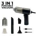 3 in 1 Vacuum Cleaner - Powerful Rechargeable Multi-functional Wireless Vacuum Cleaner - Mini Vacuum Cleaner for Carpet, Car, Home, Office, Pet Hair, Sofa - Keyboard Cleaner - Mini Air Blower - Cleaning Accessories for Home. 