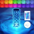 Crystal Lamp Rose Light Diamond Lamp 16 Colors Changing with Remote Control. 