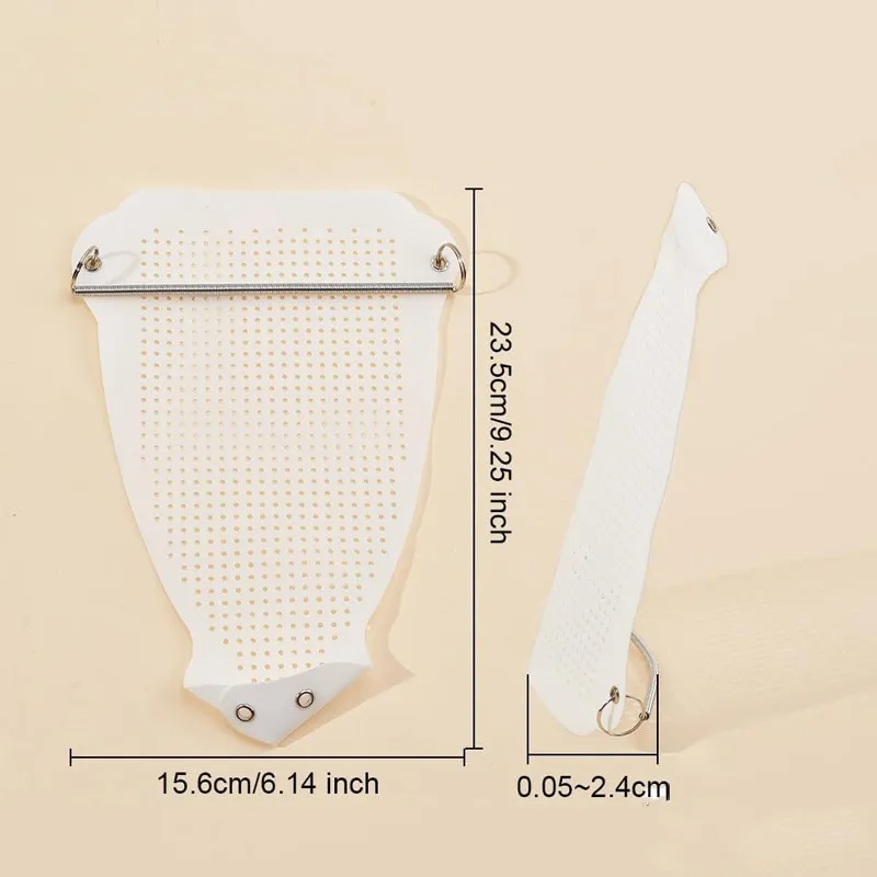 Teflon Iron Cover Protector | Non-Slip | Flat Heat Resistant | Protects Fabrics Silk Cloth Garment | Iron Soles Ironing Aid Board for Cloth Ironing