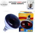 Infrared HEat Lamp 100W Infrared Waterproof Heating Light Bulb for Birds,Chicken,Cats, Incubator, Brooder & Reptile. 