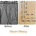20 Pcs Smart Cable Organizer Desktop and Workstation Cord Clips Management Holder Data Telephone Line Cable Winder Sleeve Self Adhesive Crystal Design Cable Clips Organizer Desk Mouse Cable Wire Holder- BUYTODAY. 