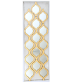 Teardrop Mirror Wall Art Acrylic Decorative Mirror Narrow Wall Art Boho Vintage Wall Art Farmhouse Rustic Decorative Long Mirror for Apartment Living Room. 