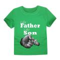 Like Father Like Son Digital Printed T-Shirt For Boys/ Shirt For Boys - Stay Matching And Stylish With Father-Son Printed T-Shirts. 