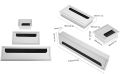 Aluminium Cable Hole Cover Desk Computer Wire Cable Tidy Outlet Square Cable Outlet for Management of Office & Computer Desk Wires, Available in 3 Sizes(Small, Medium, Large). 