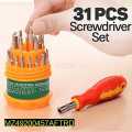 31 Pcs Stainless Steel Screwdrivers Set. 