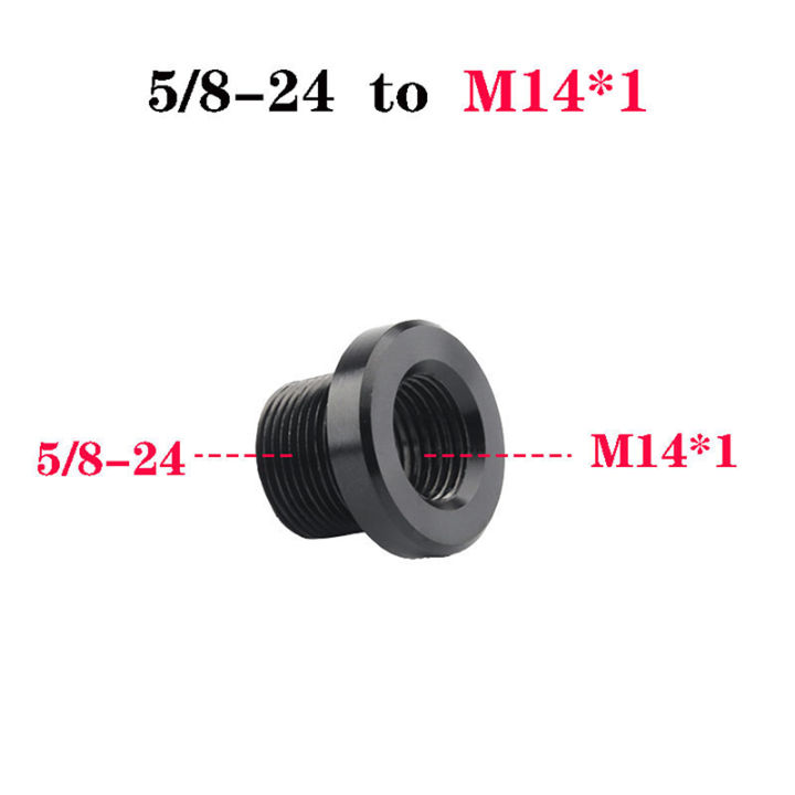 1PC of 5/8" x 24 to 1/2-28 to M14x1 to M14x1.5 For Barrel Thread Adapter Tetuo