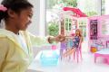 Doll and Dollhouse Portable 1-Story Playset with Pool & Accessories. 