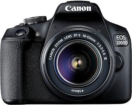 Canon EOS 2000D DSLR Camera with EF-S 18-55mm III Lens