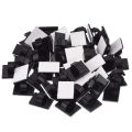 Wire finishing clip-70 x self-adhesive cable clamp-Black. 