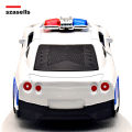 Diecast Car 1/38 Nissan GTR Metal Super Car Cop Edition Collectible Pull Back Vehicle for Hobby Collection by SZASELLS. 
