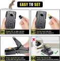 Heavy Duty Mouse Trap | High Quality Plastic & Stainless-Steel Springs | Reusable & Convenient Mice Catcher | Effective Rat Killer for Indoor and Outdoor Use | Faster Elimination. 