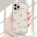 Colorful Bow Print Clear Case For iPhone 14 13 12 11 15 Pro Max SE XR X XS 7 8 Plus SE 2 Transparent Tpu Shockproof Phone Cover. 