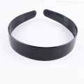 Black Glossy Plain Headband DIY Craft Headband. 