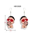 Acrylic famous star bad bunny Earrings Big Long Dangle Drop Unique North America Animal Jewelry For Women Girls Kid Gift. 