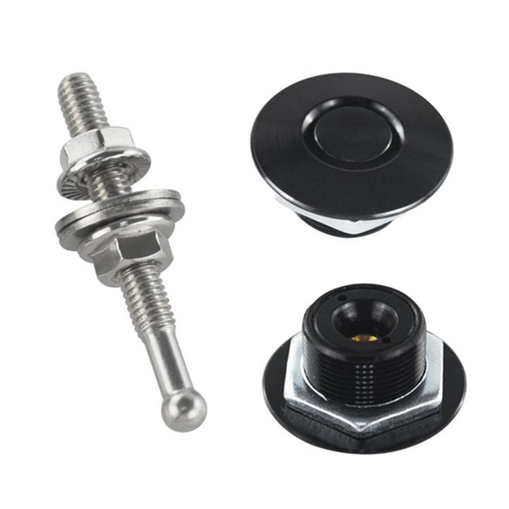 quick release plate-2 * bonnet latch mechanism
2 * Stainless Pin
4 * Stainless nuts
4 * Stainless Washers-Black &