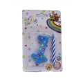 Birthday Candles 0-9 - Cake Candles 0 1 2 3 4 5 6 7 8 9 - Birthday Cake And Cupcake Toppers - 1st Birthday. 