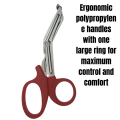 Heavy Duty Trauma Shears, Medical Scissors Premium Bandage Scissors for Nurses, Emergency First Aid Scissors, EMT Shear - Red Medical Tool,. 