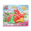 3 Pcs Set - Cartoon Character Jigsaw Puzzle For Kids Boys Girls Brain Fun Puzzles Game - Plastic. 