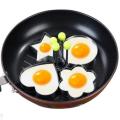 4PCS Shape Fried Egg Mold Ring Tools,Stainless Steel Cooking Tools for Frying Baking Cooking Fried Egg Shaper Pancake Mold Ring egg ring. 