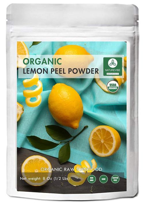 Lemon Peel Powder Organic Herb (Citrus X Limon) 100g